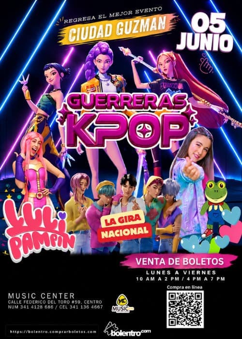 Las Guerreras del K-Pop , Lara Campos y Luli Pampin el Show Tributo Cd Guzman